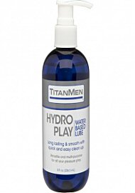 Titanmen Hydro Play Water Based Lubricant Glide 8 Ounce Pump (186852.0)