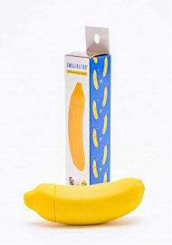 Emojibator The Banana Emoji Silicone Vibrator Waterproof Yellow 4.6 Inches (186874.0)